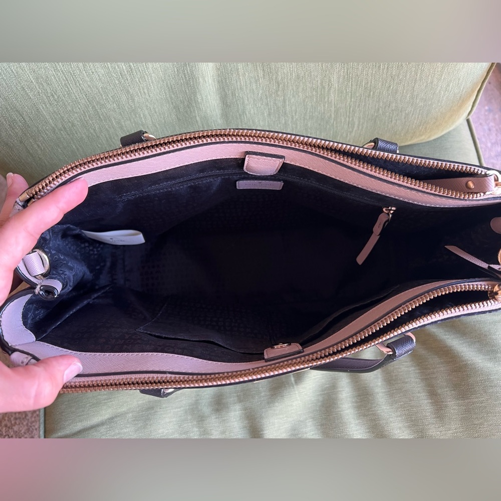 Kate Spade Large Tote Cream/Black - Picture 2 of 11